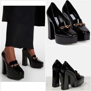 New JIMMY CHOO Diamond Tilda embellished patent leather pumps $1,175 37
